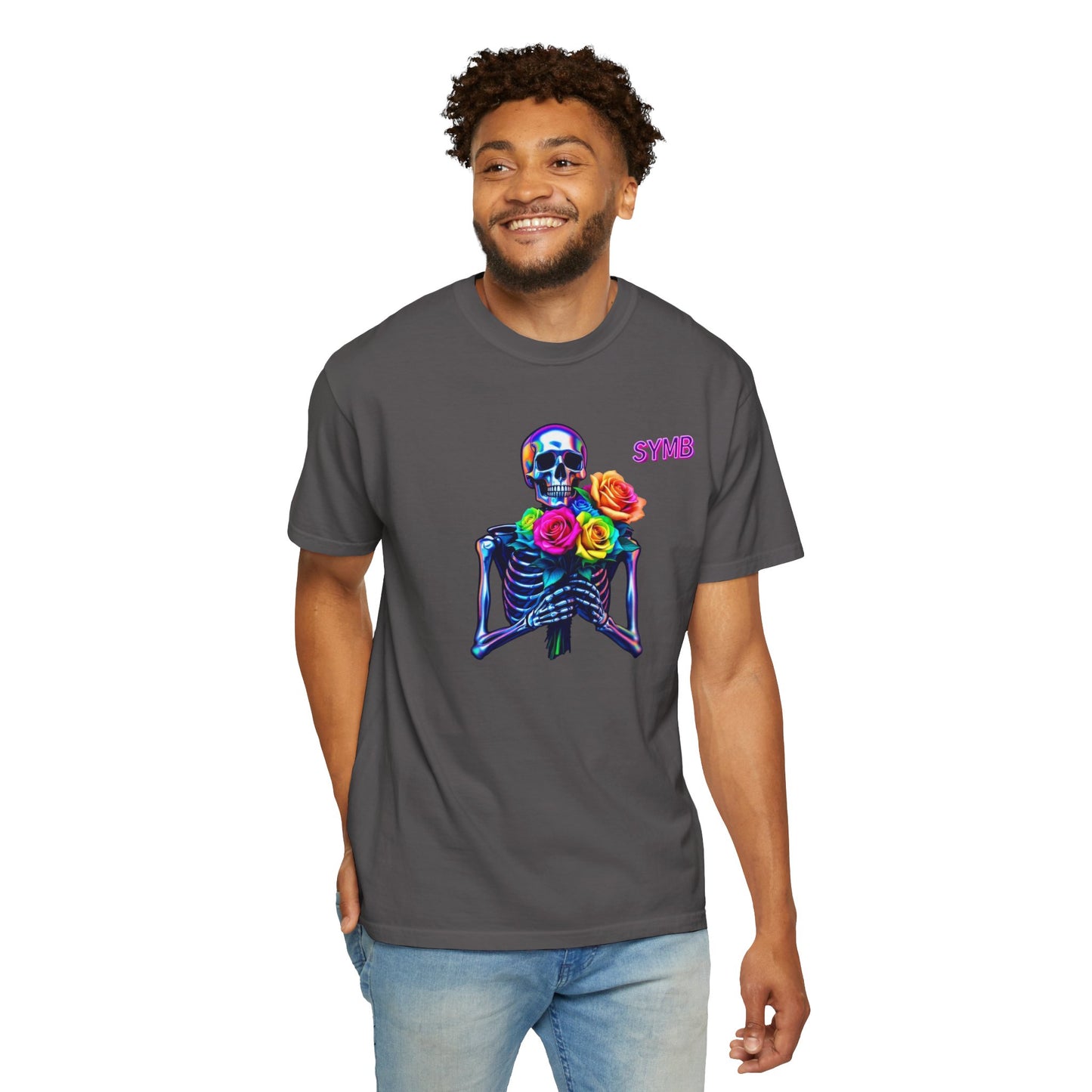 Skeleton Multi-Color Bouquet T-Shirt