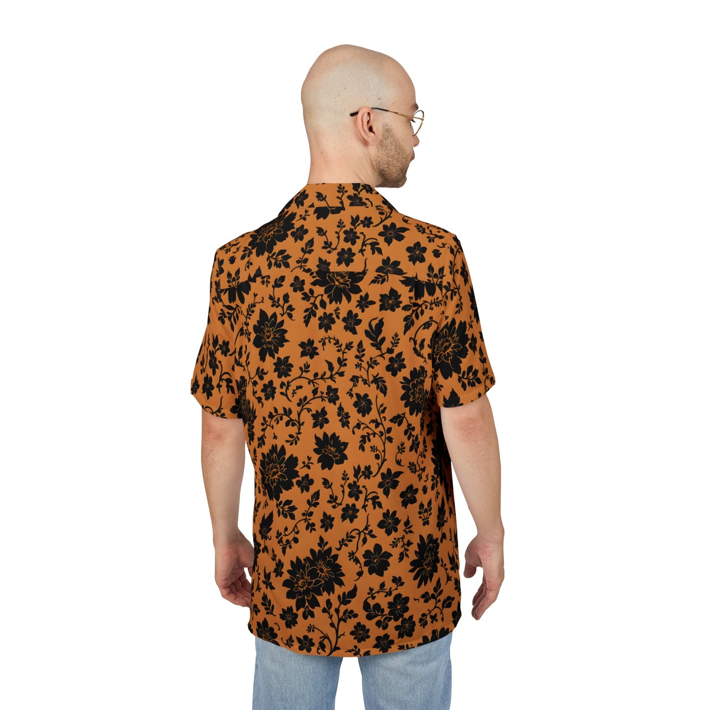 Unisex Floral Hawaiian Shirt, Summer Beach Wear