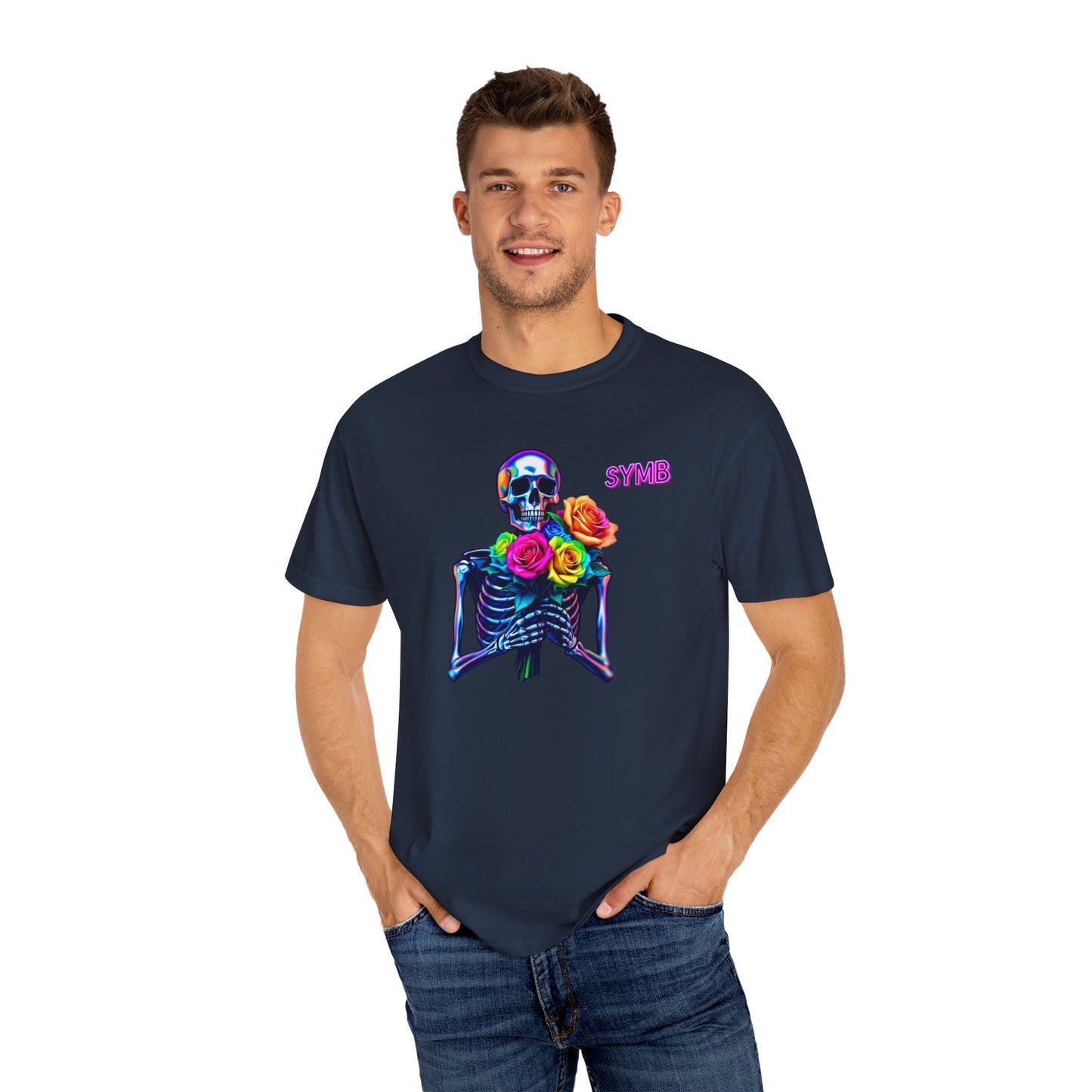 Skeleton Multi-Color Bouquet T-Shirt