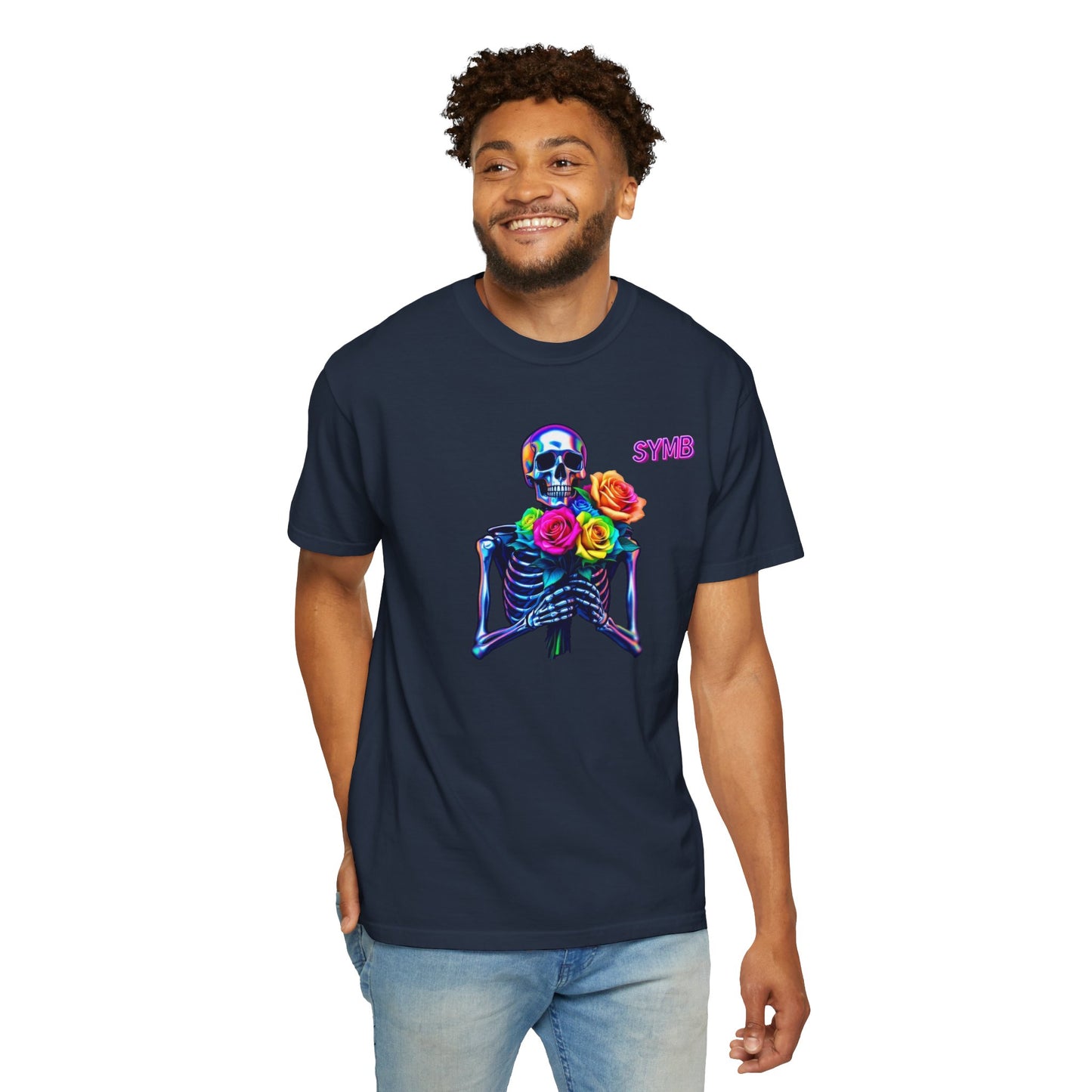 Skeleton Multi-Color Bouquet T-Shirt
