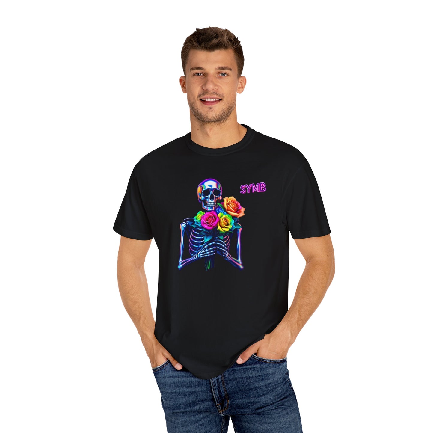 Skeleton Multi-Color Bouquet T-Shirt