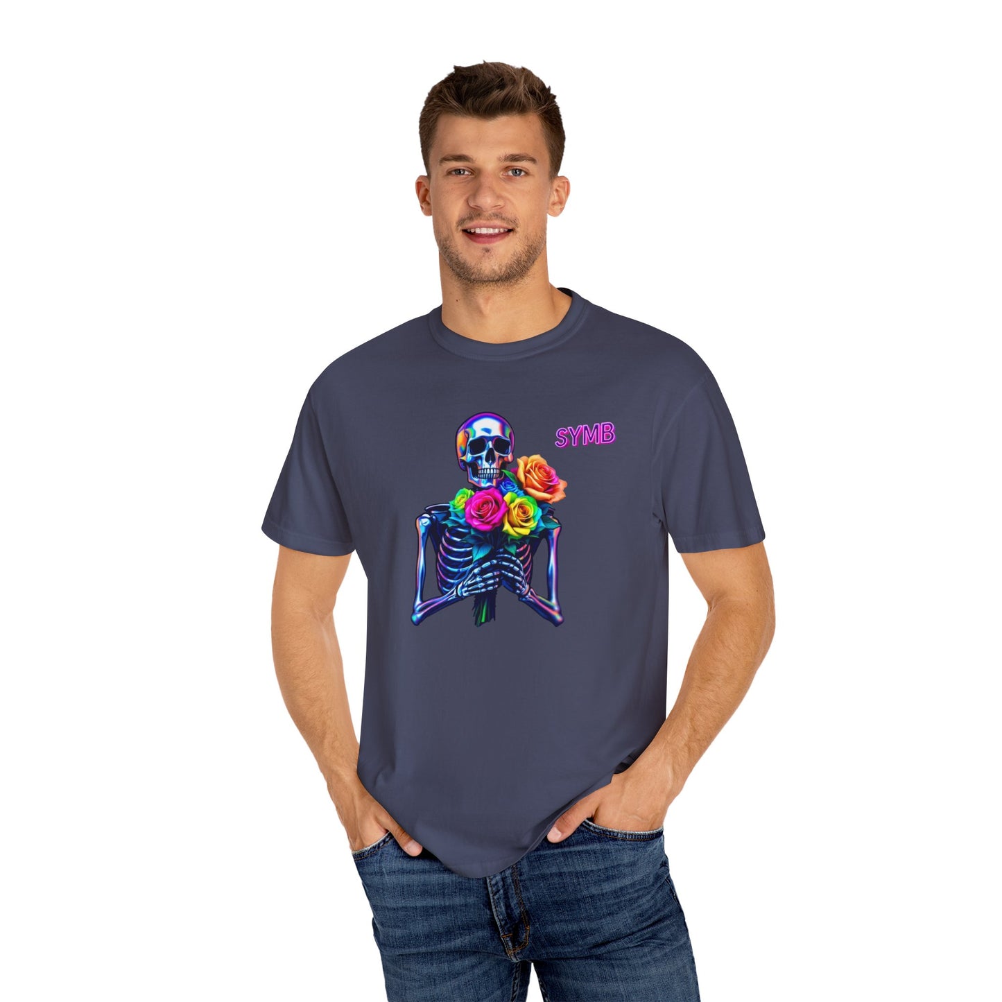 Skeleton Multi-Color Bouquet T-Shirt