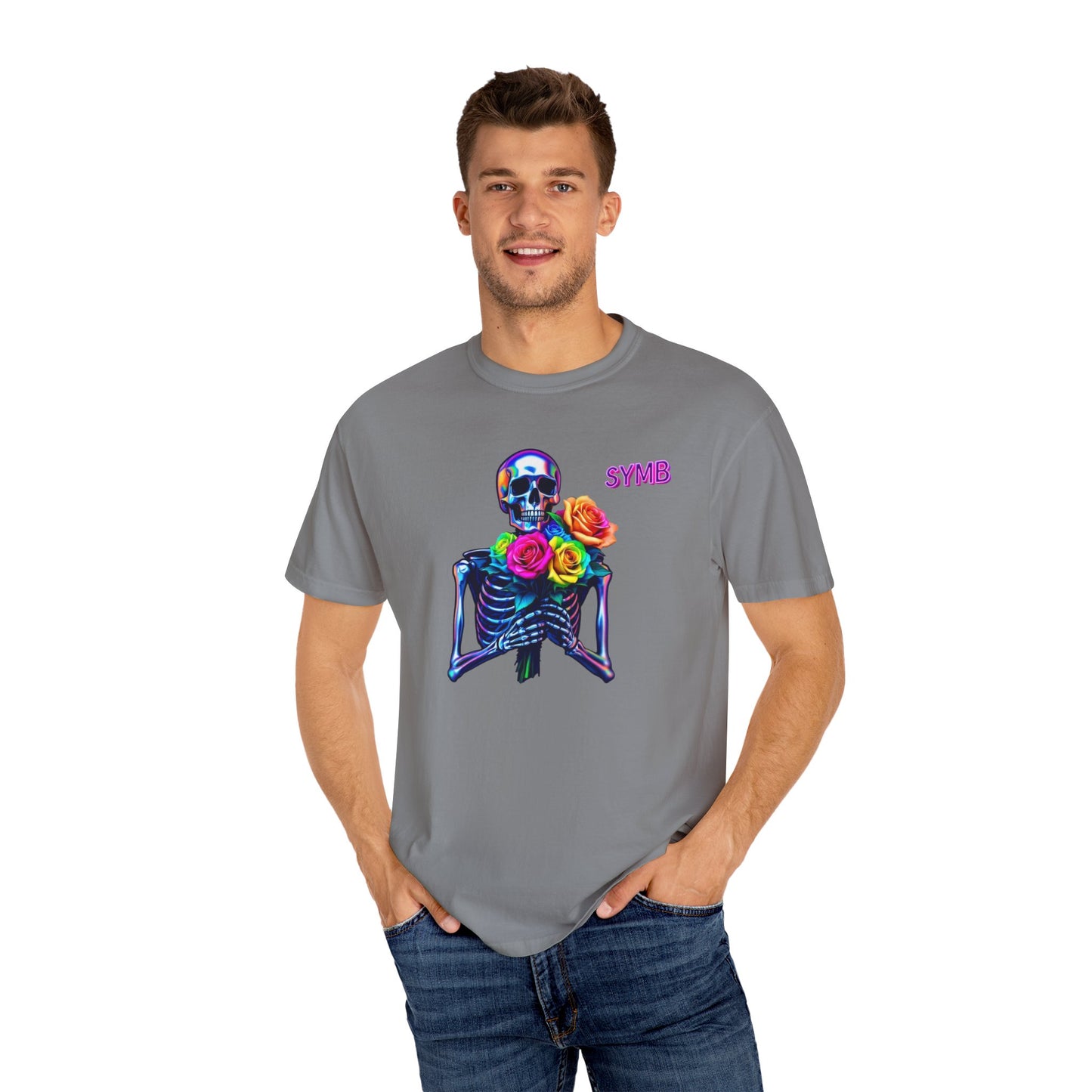 Skeleton Multi-Color Bouquet T-Shirt