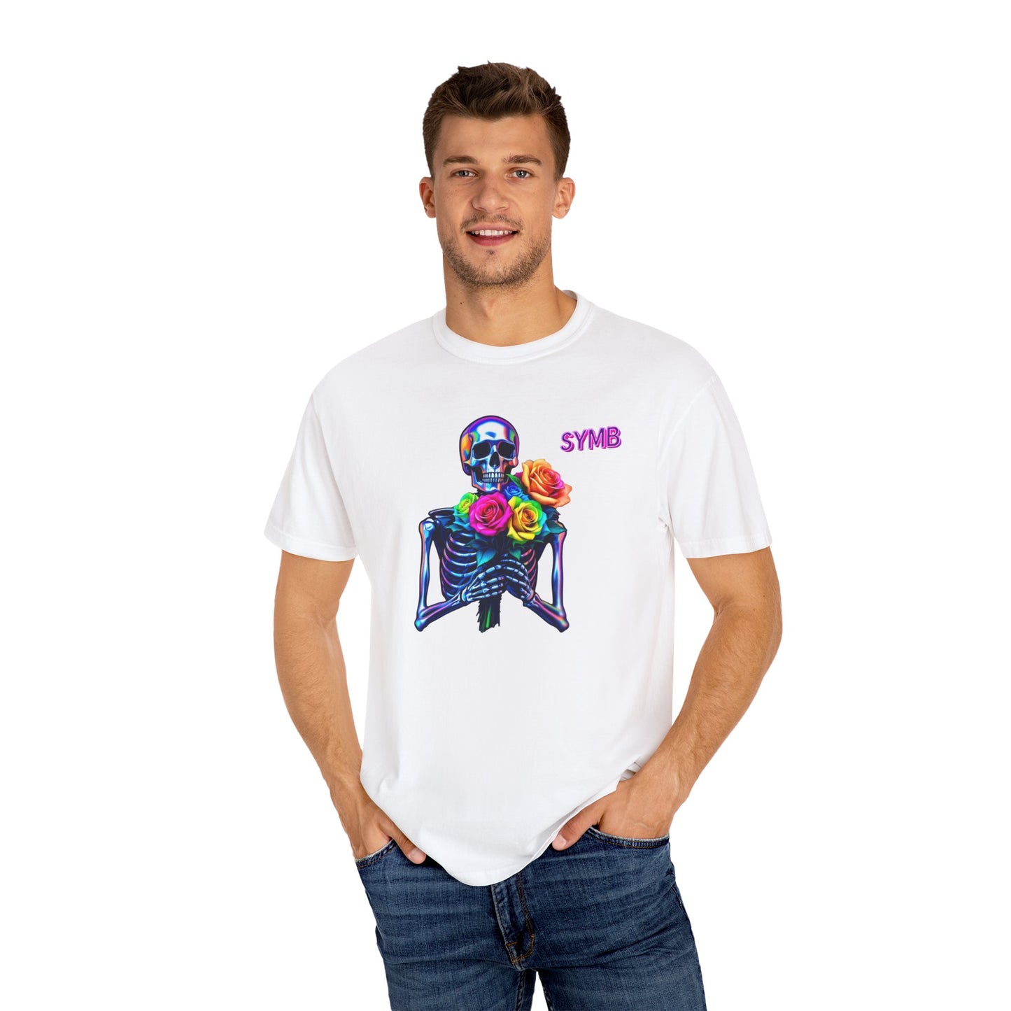 Skeleton Multi-Color Bouquet T-Shirt