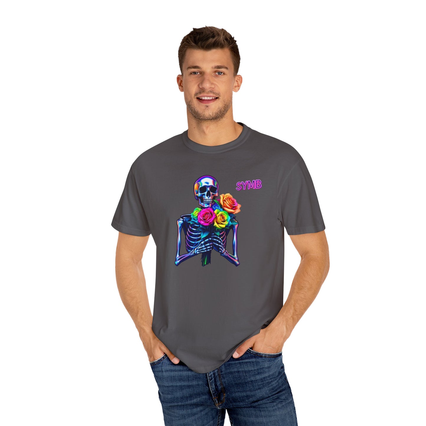 Skeleton Multi-Color Bouquet T-Shirt