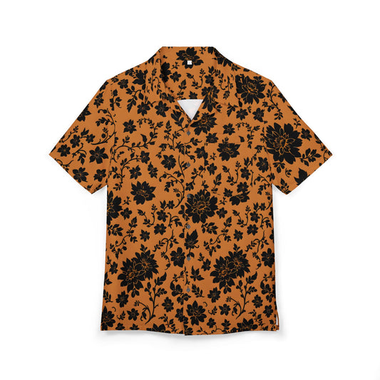 Unisex Floral Hawaiian Shirt, Summer Beach Wear